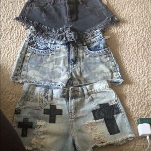 3 pairs of short for $30 never worn.